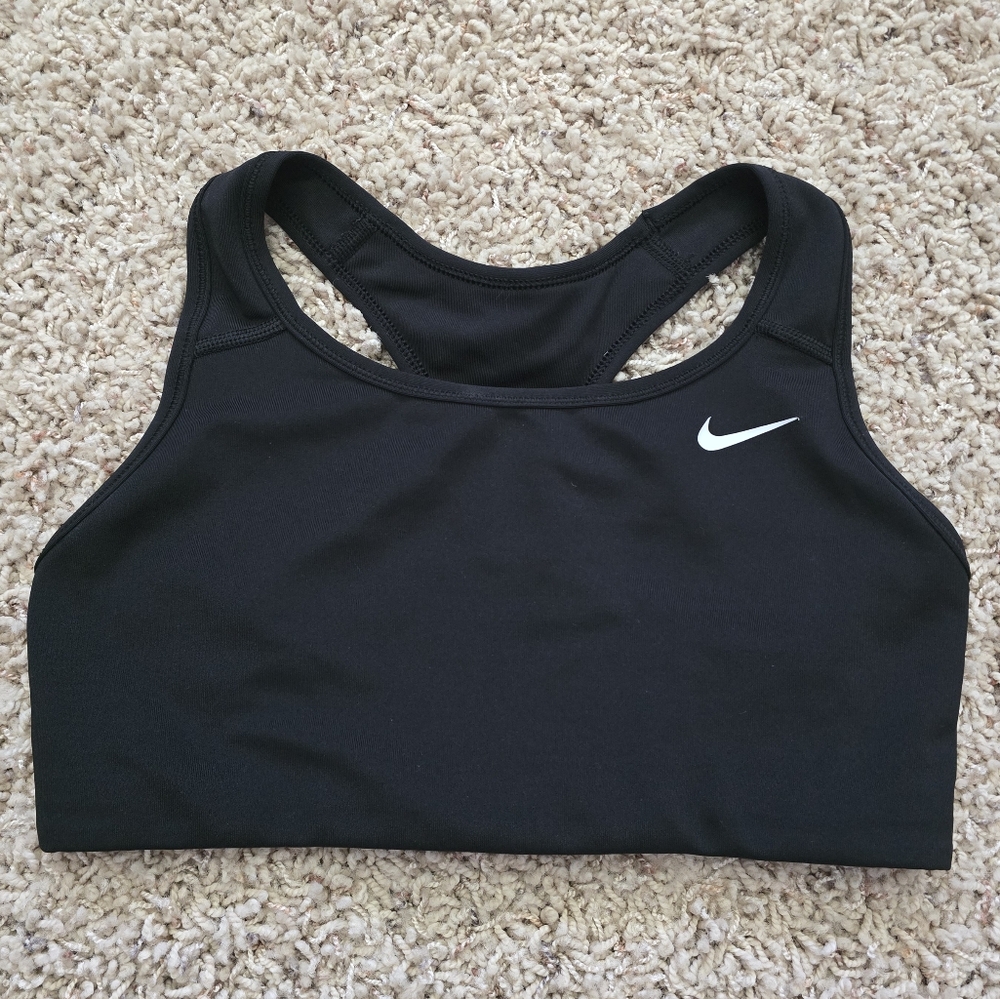 Nike Women's Black Racerback Sports Bra - Small